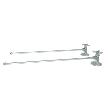 Newport Brass Lavatory Supply Kit, 1/2" Compression in Stainless Steel (Pvd) 493X-20